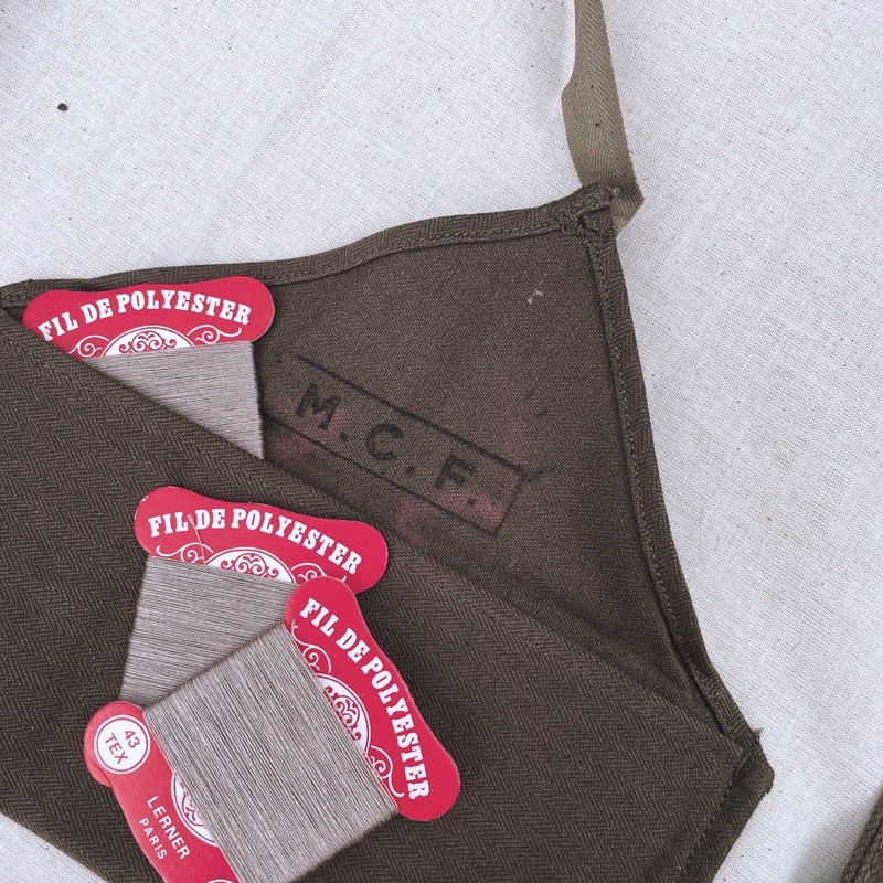 鳳梨罐頭|vintage：法軍公發針線包 🇫🇷 軍用 古著 收納袋