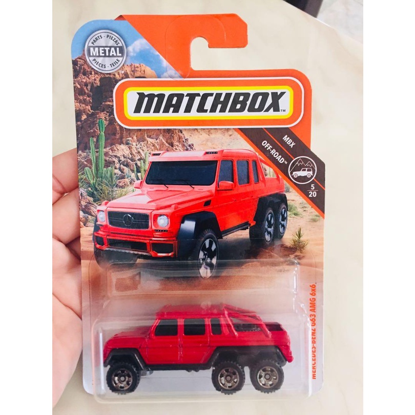 火柴盒Matchbox模型車｜MERCEDES-BENZ G63 AMG 6x6