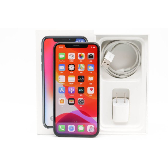 【高雄青蘋果3C】APPLE IPHONE X 64G 64GB 太空灰 5.8吋 二手手機 #43114