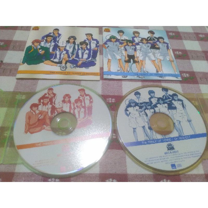 絕版珍藏 網球王子主題曲聲優歌雙cd合售日本授權正版內有歌單附歌詞本書角完整無盒cd完好日本動漫 蝦皮購物