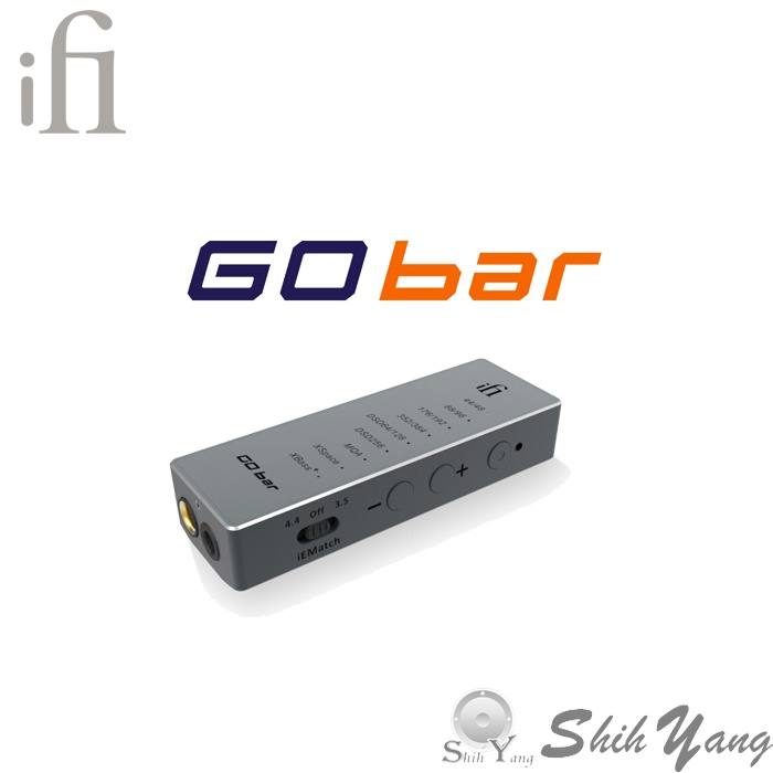iFi GO Bar 隨身DAC耳擴 type-C MQA全解碼 3.5、4.4輸出 公司貨 保固一年
