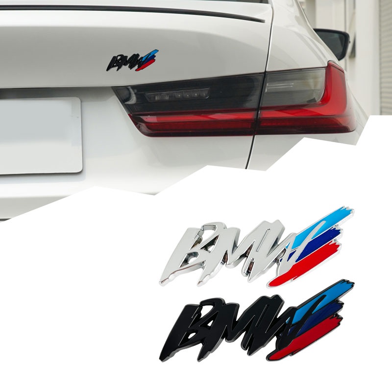 BMW 汽車貼紙汽車後備箱貼紙汽車徽章適用於寶馬 M M3 M4 M5 E34 E36 E61 E39 E60 E90
