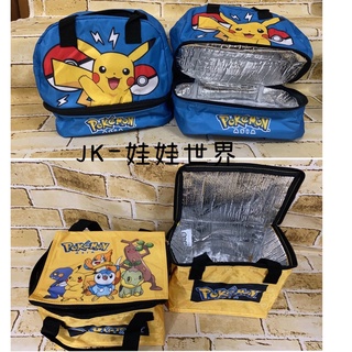 🍀現貨🌷🍃【JK娃娃世界】正版授權Pokemon寶可夢雙層保溫便當袋