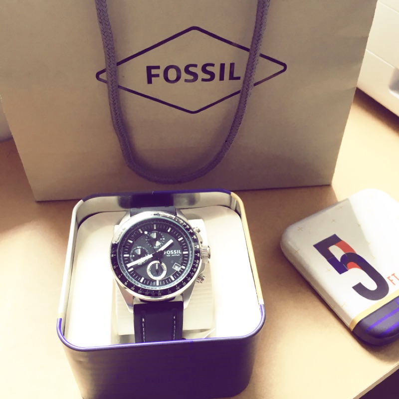 Fossil CH2573 三眼計時碼錶 男士手錶