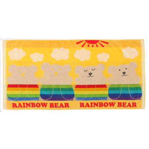 全新現貨!【RAINBOW BEAR】今治 2016 新白雲 彩虹熊浴巾(3色)