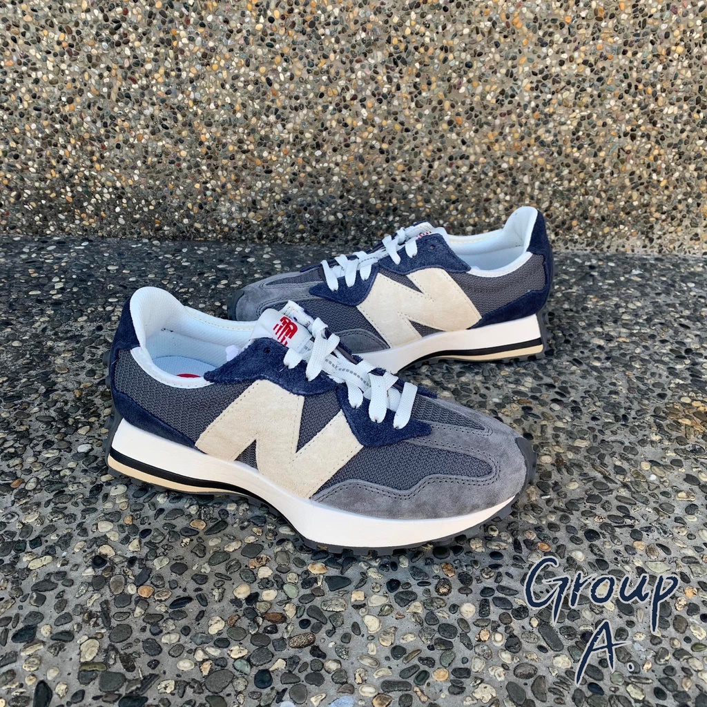 【GROUP A】NEW BALANCE 327 深灰 土耳其藍 米白 奶油 復古 厚底 慢跑鞋 IU著 MS327MD