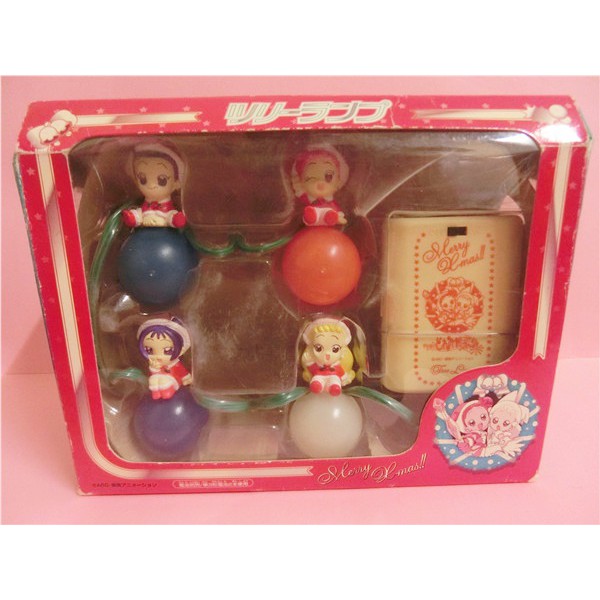 日本代購小魔女DOREMI絕版聖誕掛燈公仔組玩具收藏稀有