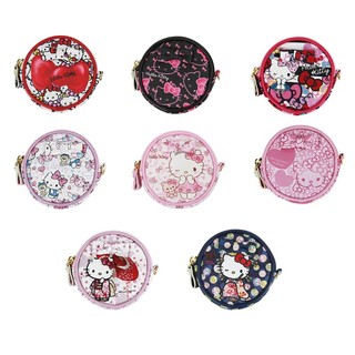 含稅 日本進口 HelloKitty 凱蒂貓 三麗鷗 人物系列 圓型 皮質 零錢包 SANRIO 生日禮物 禮物