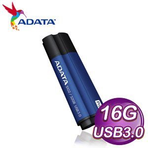 ADATA 威剛 S102 pro 16G USB 3.0 行動碟 (藍)