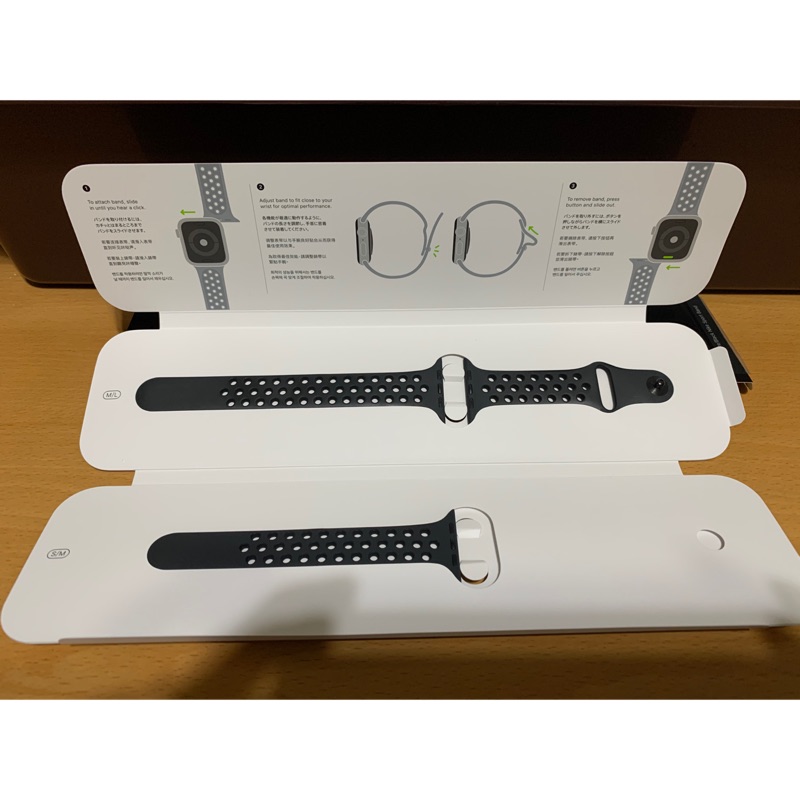 Apple Watch s5 Nike 錶帶 黑 44mm