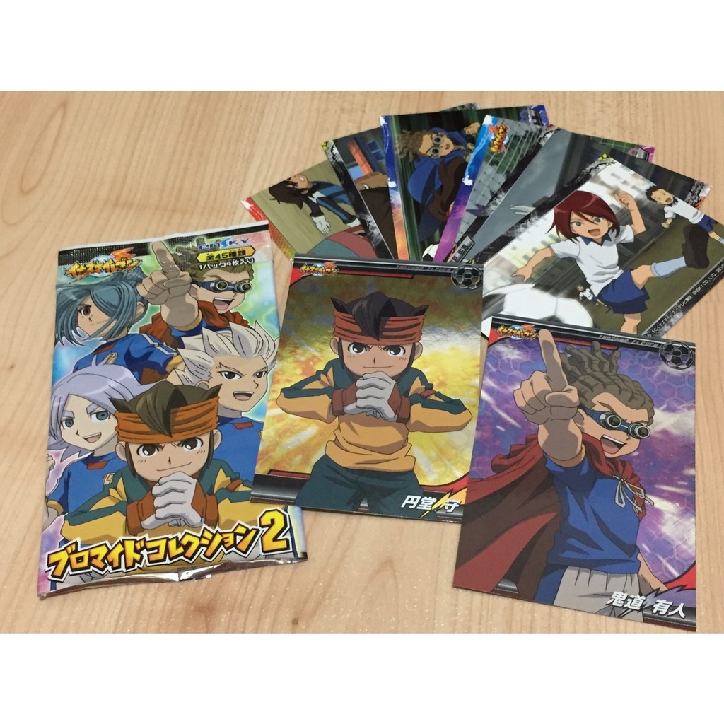 閃電11人相片閃卡 相片收集卡第二彈 圓堂守 鬼道有人 蝦皮購物