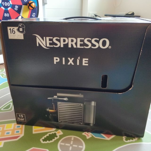 全新NESPRESSO PIXIE 膠囊咖啡機 鈦金屬