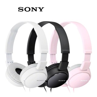 SONY MDR-ZX110 3色 簡約摺疊有線耳罩式耳機 [無線控/無麥克風/■贈皮質收納袋]