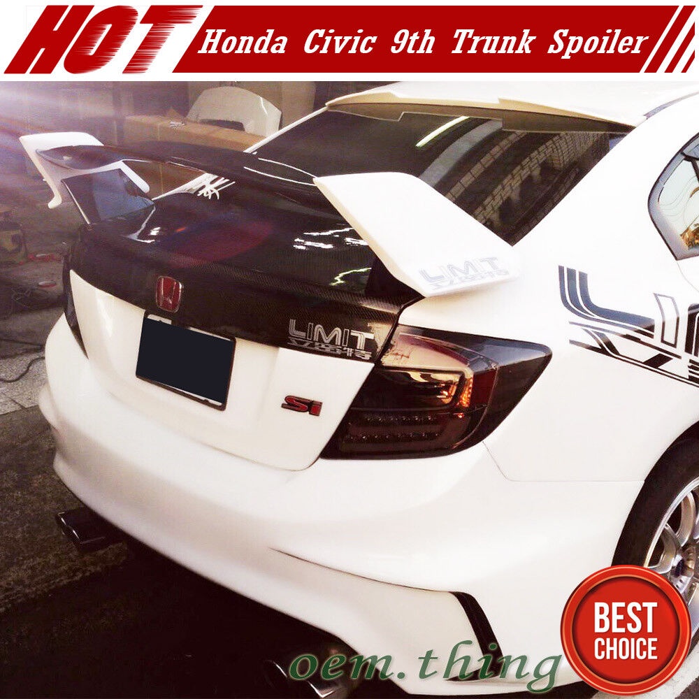 卡嗶車燈 適用於 Honda Civic 9代 四門 Type-R 尾翼 素材