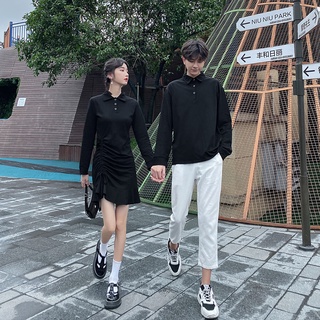 【COUPLE】💯💯新款女裙男T情侶裝