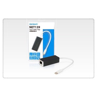Uptech登昌恆 NET139 Type-C USB3.1 Giga免驅動網路卡