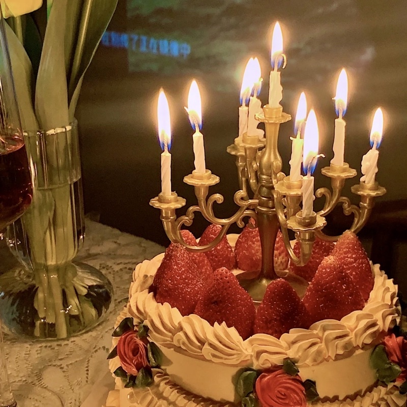 （現貨秒出）歐式復古蠟燭台蠟燭架/ins生日創意派對造型韓國蠟燭
