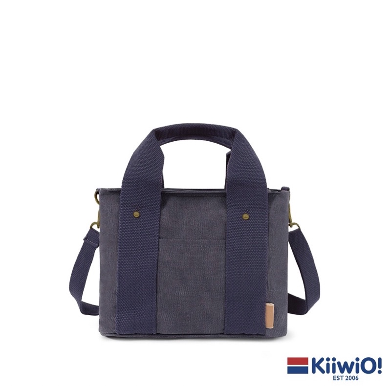 Kiiwi O![3.0拉鍊升級版]日本厚磅帆布兩用托特包 MISA(紫色）九成新/含運