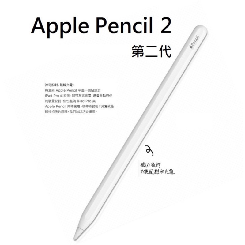 Apple Pencil 第二代A2051 全新未拆封全台保固美版原廠貨| 蝦皮購物