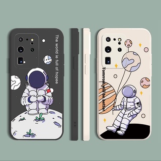 SAMSUNG 適用於三星 Galaxy S21 Ultra S20 FE S10 Plus Space Man Squ