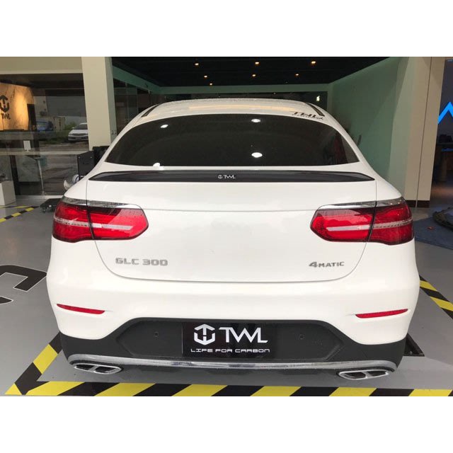 &lt;台灣之光&gt;全新 BENZ GLC43 C253 ED1款 銀粉黑鴨尾 尾翼 GLC250 GLC200 COUPE專用