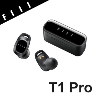 【風雅小舖】【FIIL T1 Pro 真無線降噪藍牙耳機】藍牙5.2/ANC+ENC雙降噪/觸控操作/IPX5防水/32