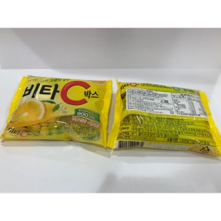 韓國必買❣️韓國樂天 LOTTE Vita C檸檬🍋糖 17.5g