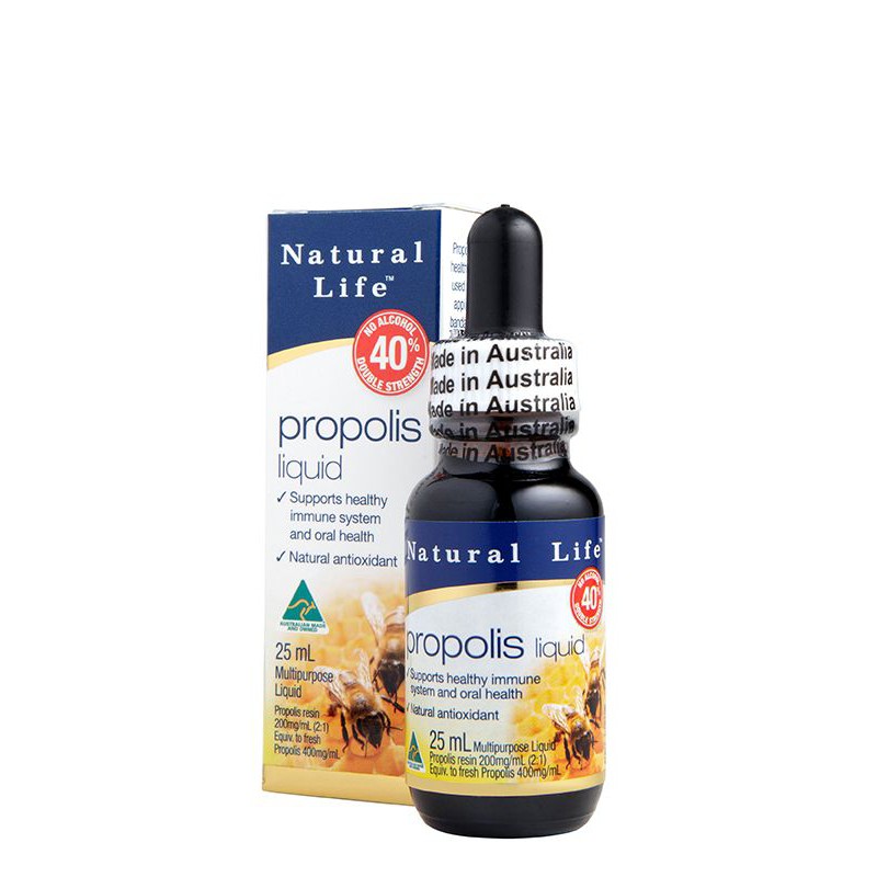 現貨《小個兒代購》澳洲 Natural Life Propolis 40% Liquid 25ml 蜂膠滴液