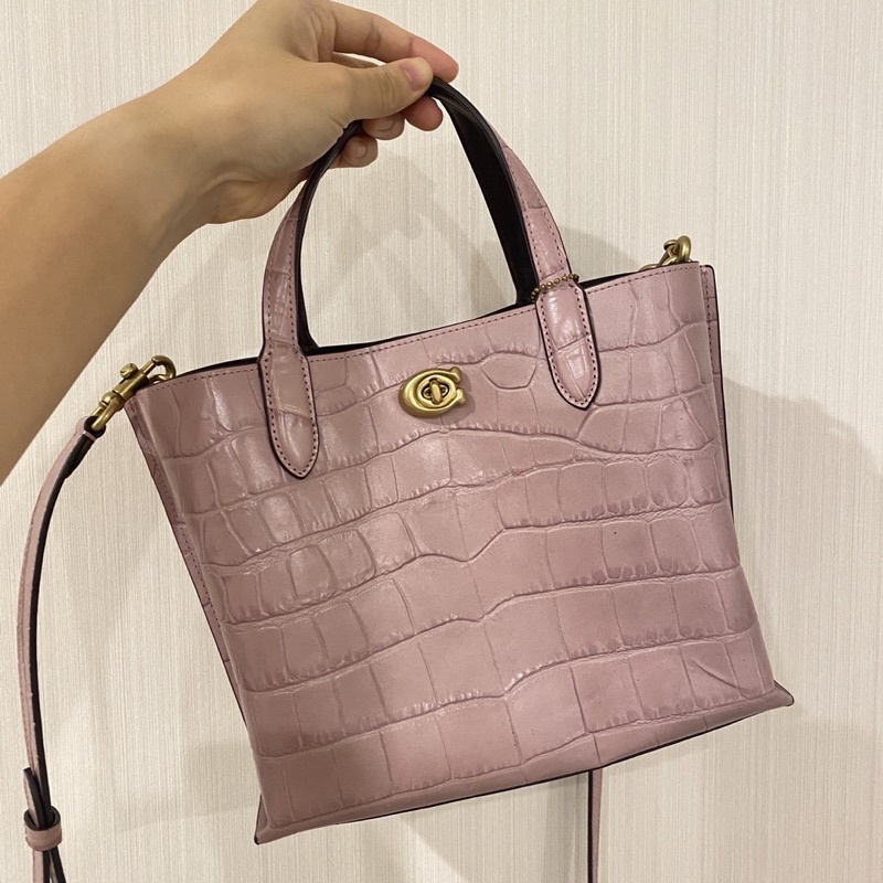 Coach Willow Tote 24紫色
