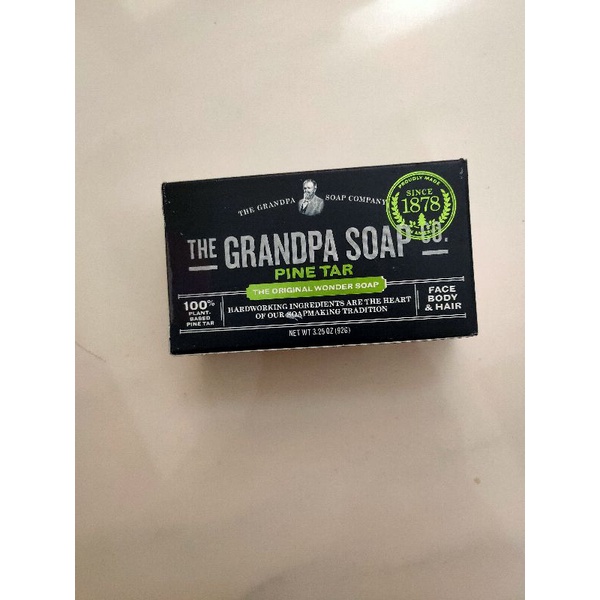 【Grandpa Soaps 神奇爺爺】Grandpa 神奇爺爺 神奇妙松焦油護膚皂 3.25 oz