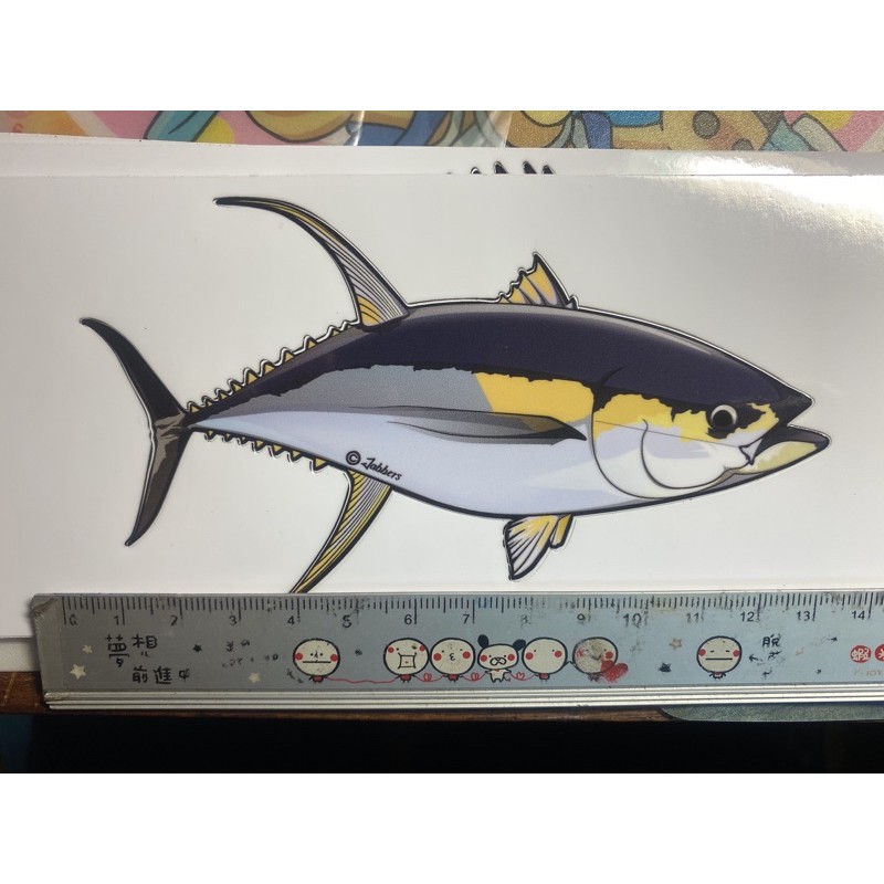 海水版 釣魚/魚型大張防水貼紙