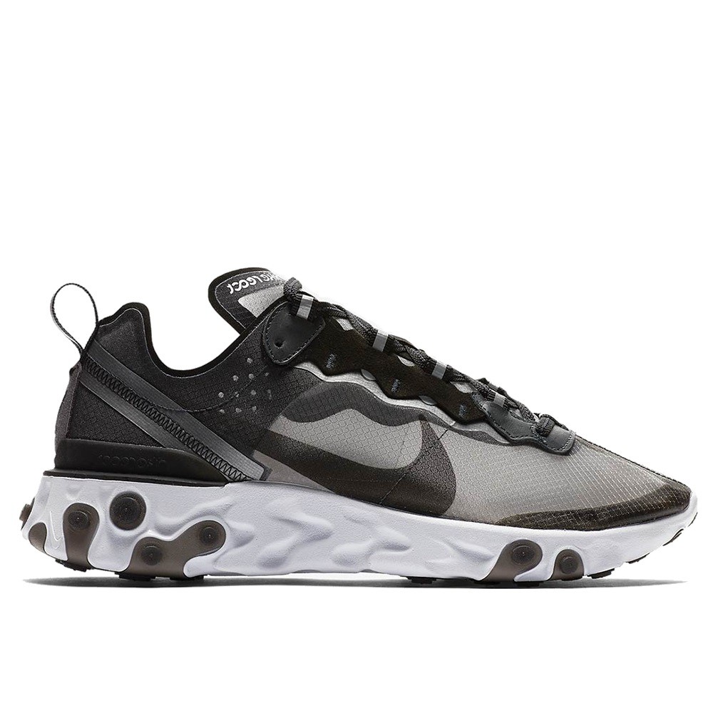 NIKE REACT ELEMENT 87 ANTHRACITE BLACK黑灰【A-KAY0】【AQ1090-001】