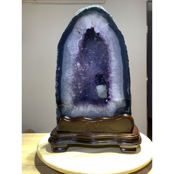 巴西紫晶洞金型約26公斤  內含超大方解石招財 天然 紫水晶