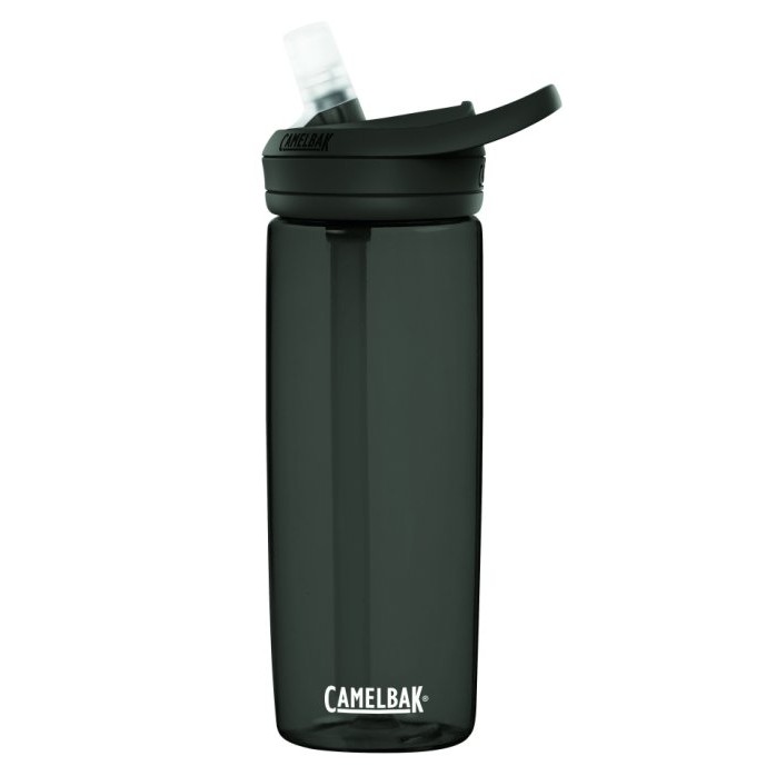 【Camelbak】《送咬嘴蓋》600ml eddy+多水吸管水瓶 碳黑 登山水壺單車水壺吸管水壺 RENEW