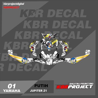 山葉 YAMAHA JUPITER Z1 貼花貼紙變化 Z1 01 摩托車貼花圖形圖案定製免費