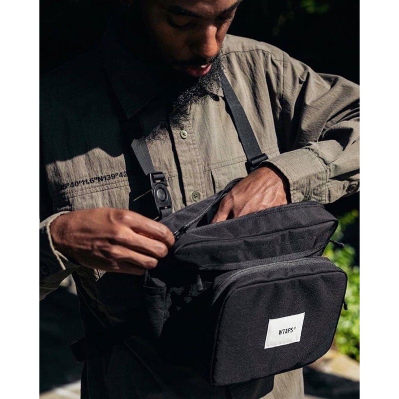 新品WTAPS BANDREEL BAG コーデュラ チェスト カメラバッグ-