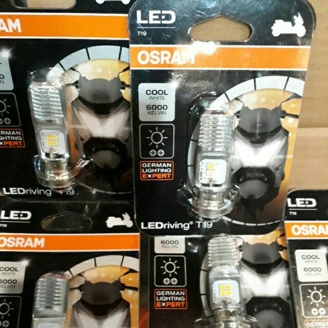 歐司朗 OSRAM LED H6 小盤 燈泡 LED 大燈燈泡 T19 6000K 白光 機車燈泡 小盤燈泡 T19燈泡