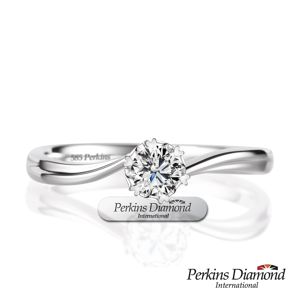 PERKINS 伯金仕 - Diana系列 14K金鑽石戒指
