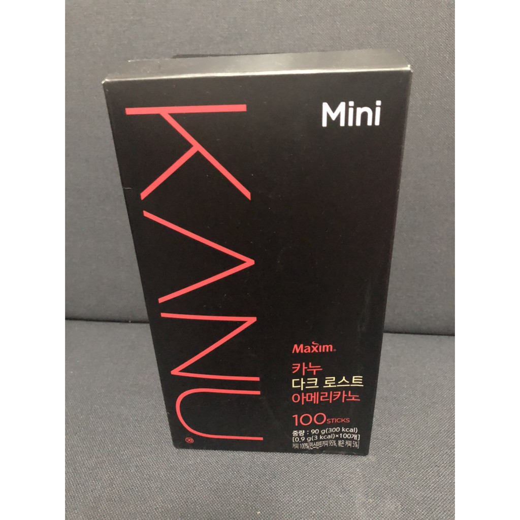 「現貨」韓國KANU美式MINI無糖黑咖啡100入