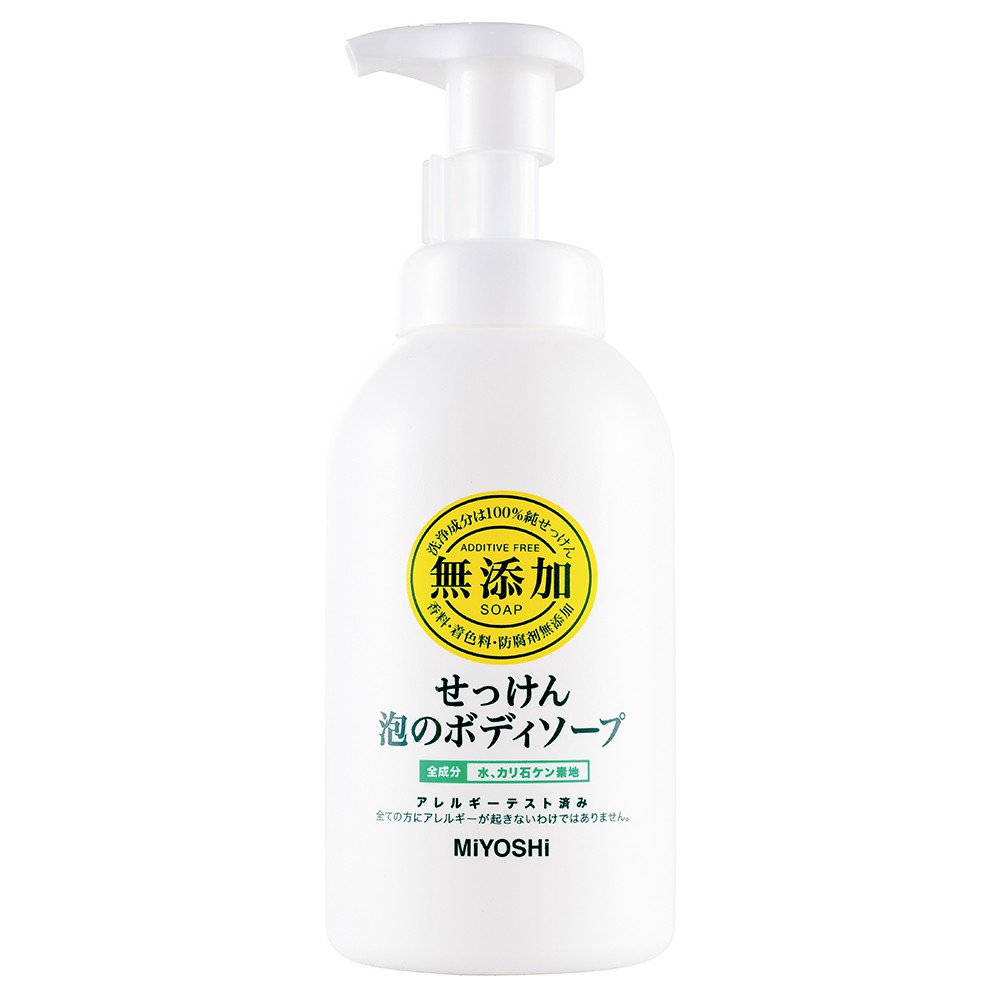 MIYOSHI 新無添加泡沫沐浴乳 500ml《日藥本舖》