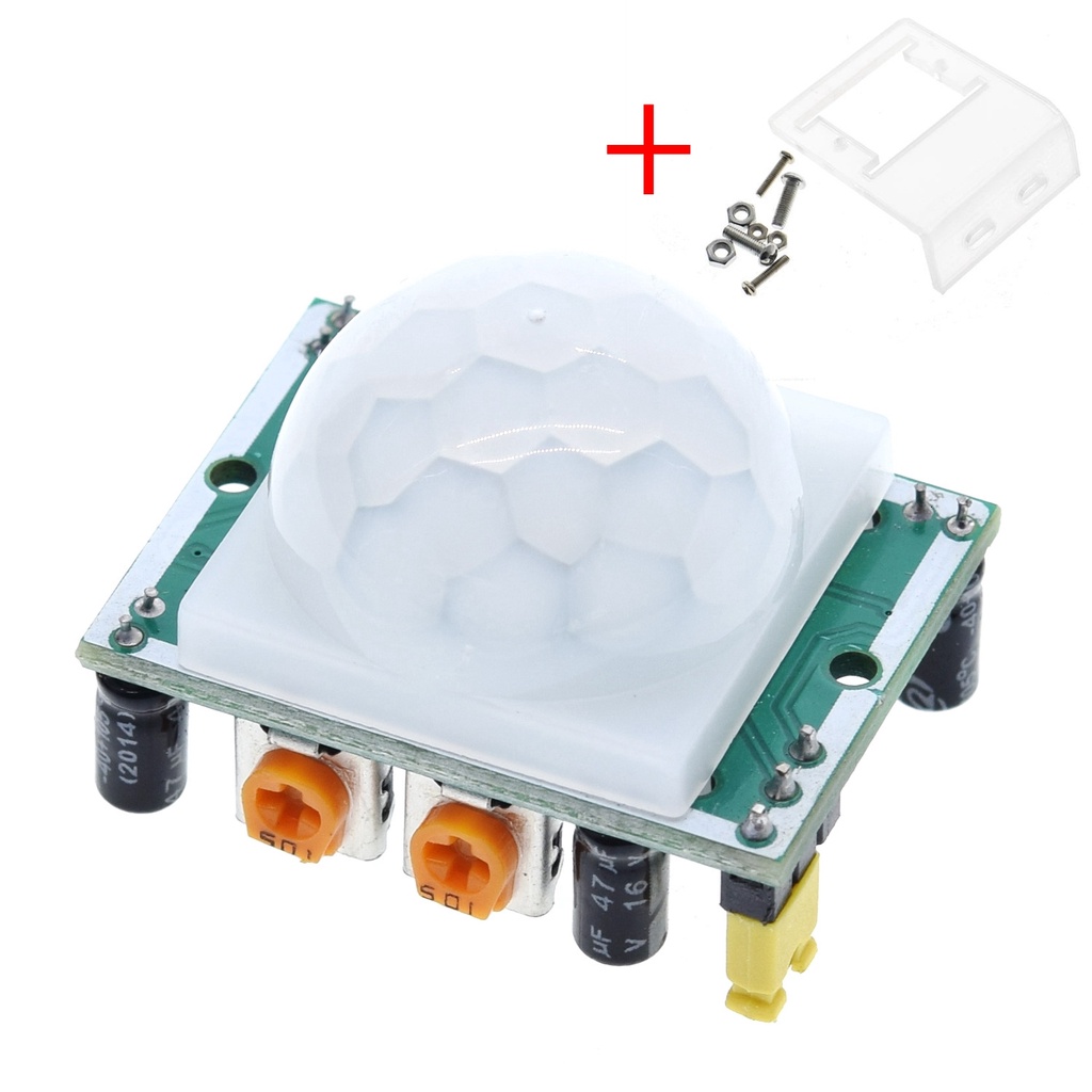 Hc-sr501 調整 IR 熱釋電紅外 PIR 運動傳感器檢測模塊,適用於 arduino,適用於 raspberry