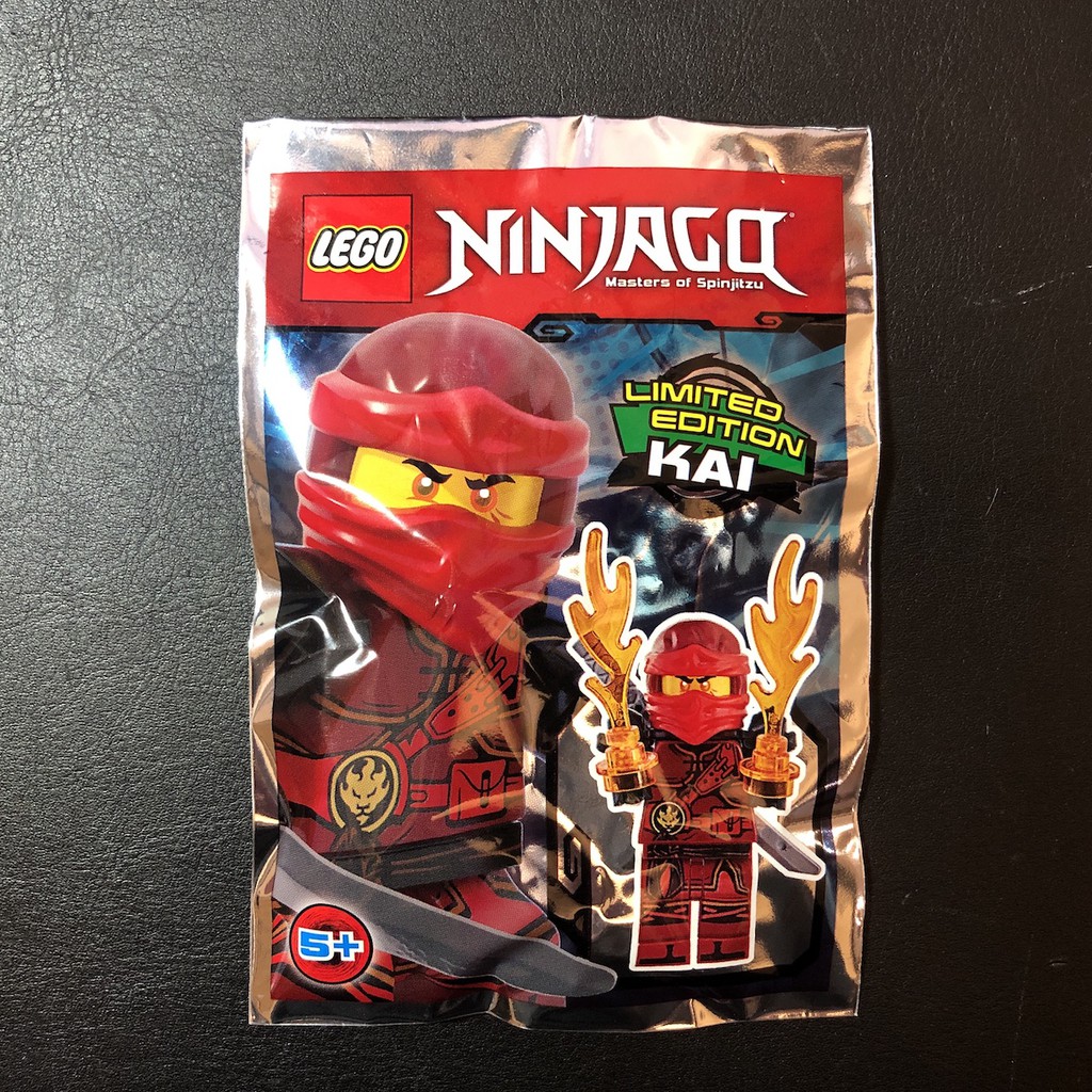 「樂高 軍團」LEGO 旋風忍者 NINJAGO 891729 時間之力 紅忍者 赤地 Kai 鋁箔 限定 70627