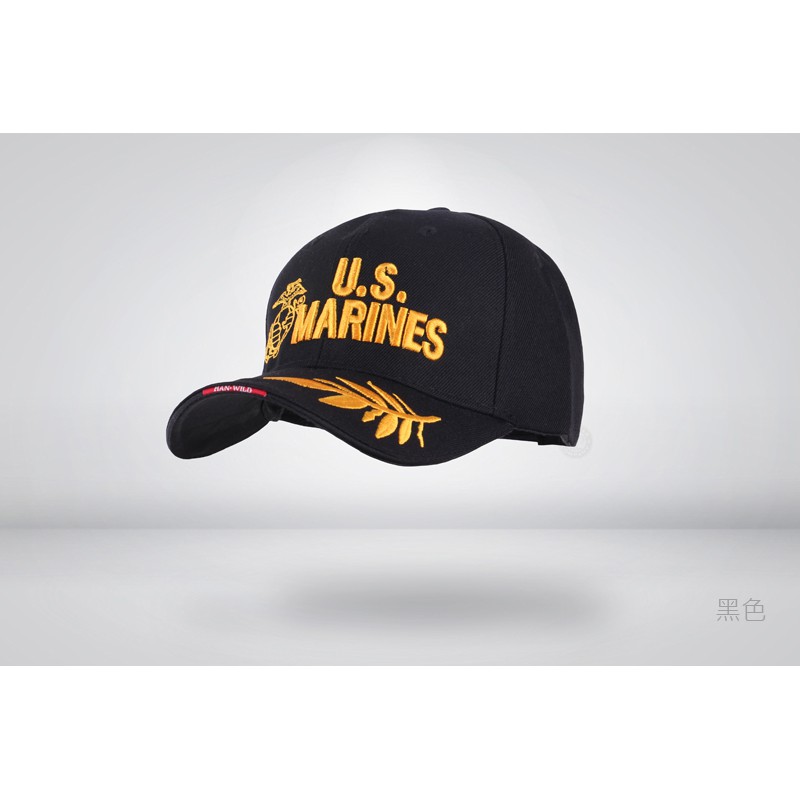 RST 紅星 - 美軍 海軍陸戰隊 USMC 海陸紀念帽 棒球帽 鴨舌帽 黑色沙色 生存遊戲 ... 08072