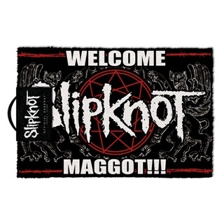 Slipknot 滑結樂團- Slipknot (Welcome Maggot)英國進口地墊／門墊/椰子纖維