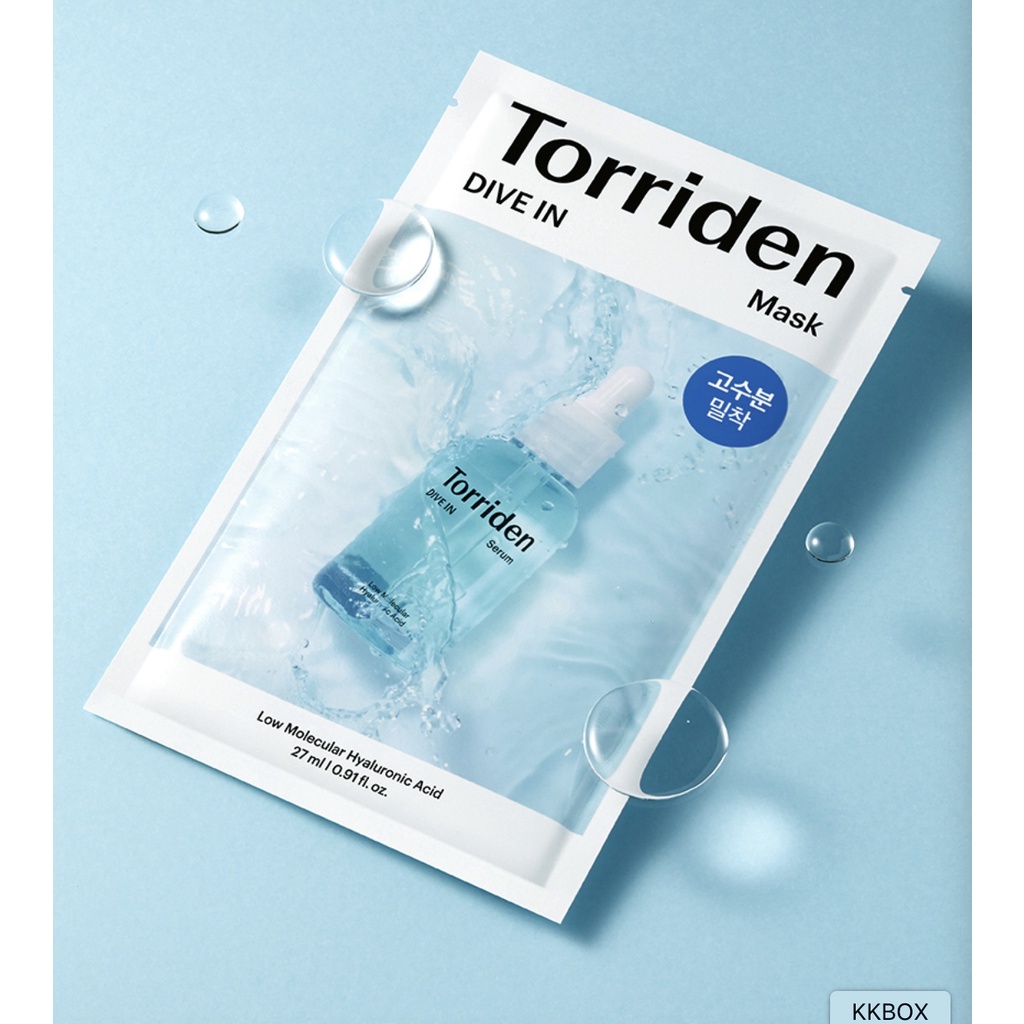 【金秘書】Torriden低分子玻尿酸面膜10入 保濕面膜 低敏感