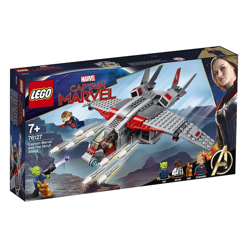 ||一直玩|| LEGO 76127 Captain Marvel and the Skrull Attack