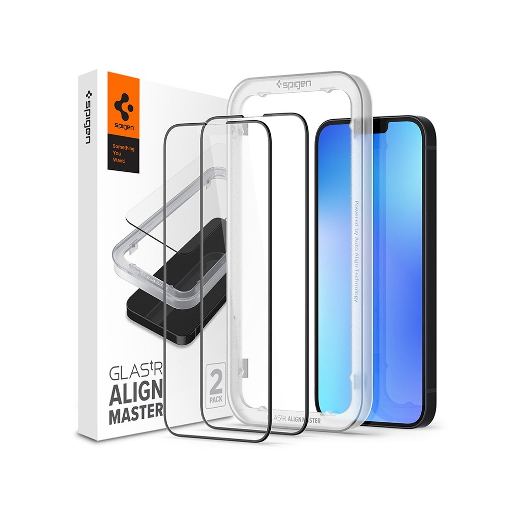 Spigen iPhone 15 Pro/Pro Max_Align Master玻璃保護貼(黑x2) 現貨 蝦皮直送