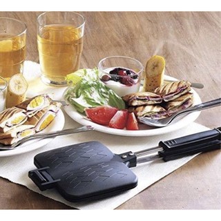 日本製 杉山金屬 帕尼尼風格熱壓三明治機 KS-3130 可做多種風格的早餐 口袋吐司