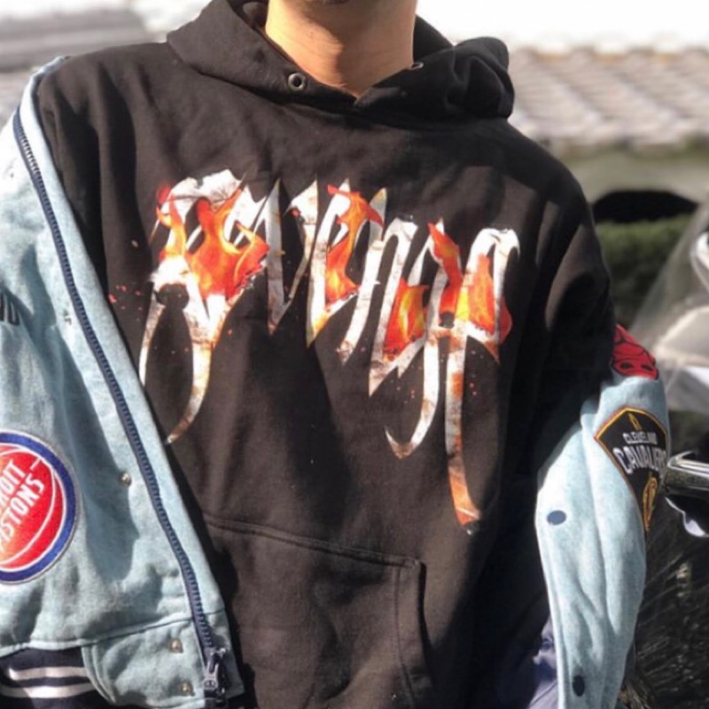 revenge burn hoodie