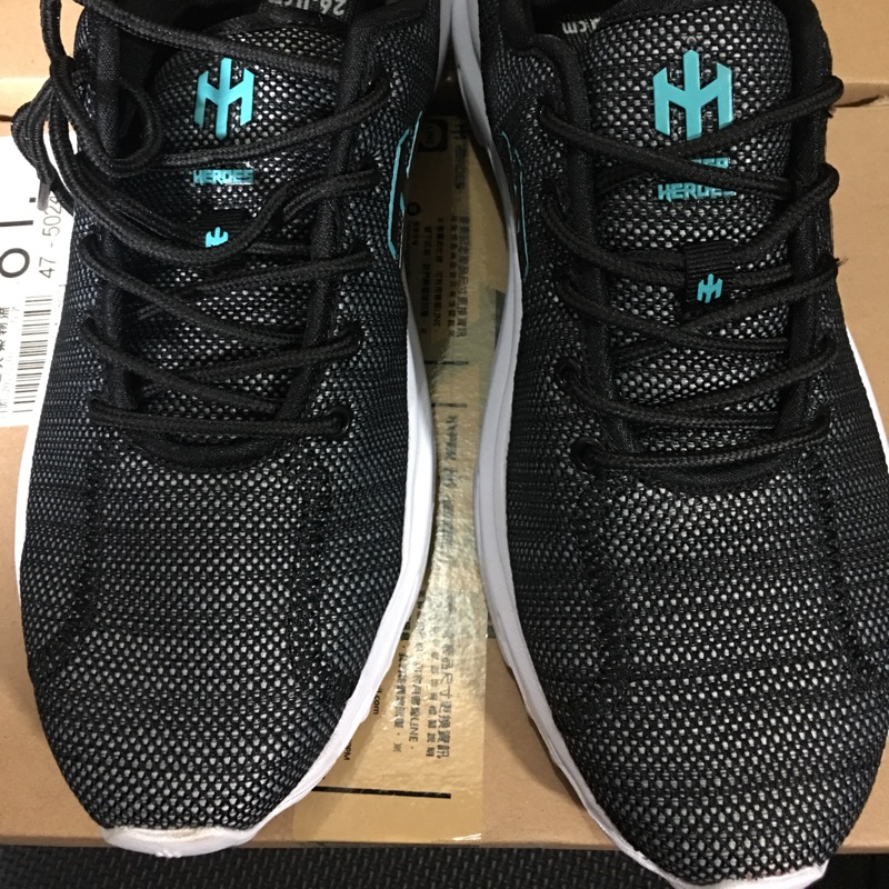Hyper Heroes 編織彈性科技慢跑鞋（黑）Size: 26cm US 8.5